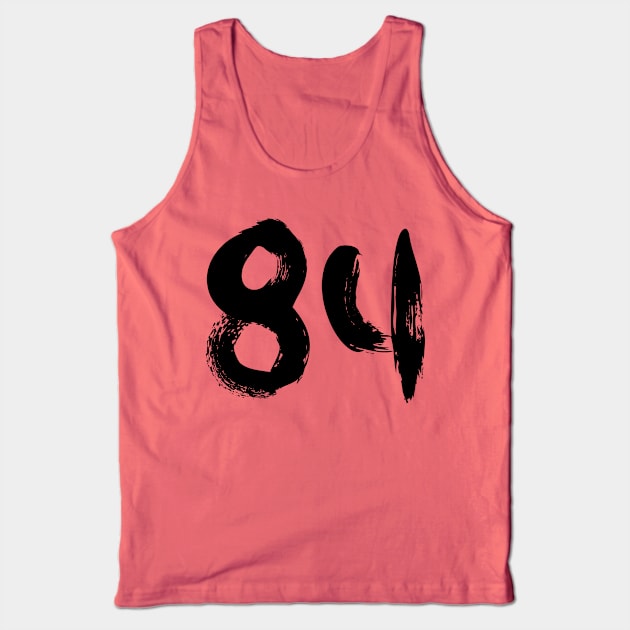 Number 84 Tank Top by Erena Samohai